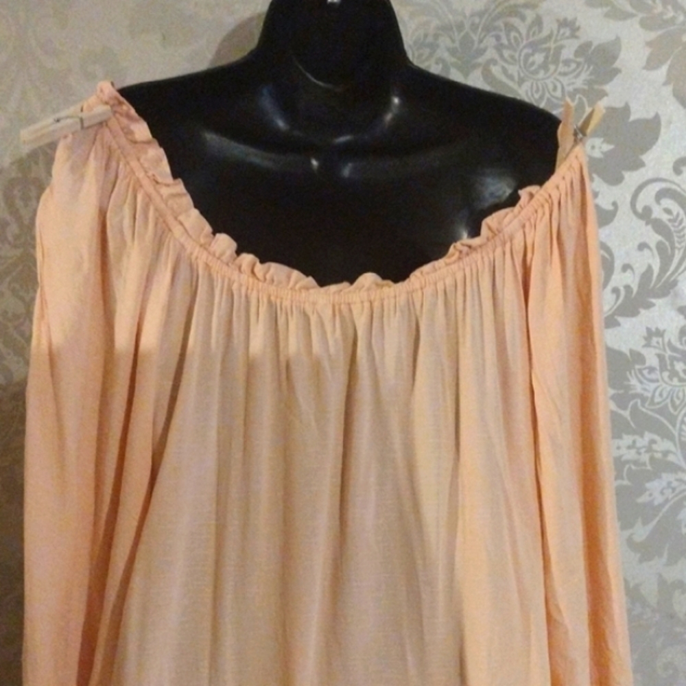 Cato Peachy Ruffle Off The Shoulder Top Plus Size 26/28W - Picture 4 of 6